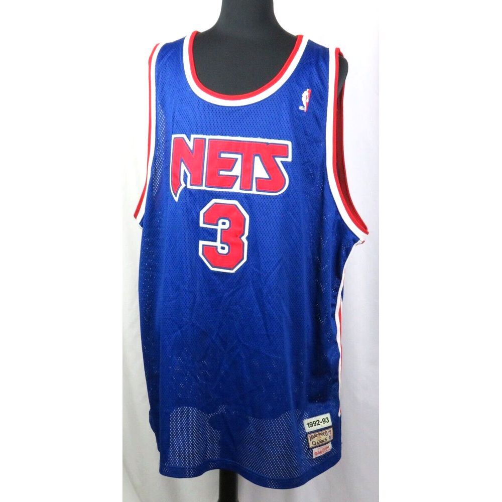 Mitchell & Ness Authentic Drazen Petrovic New Jersey Nets Sewn Jersey Vintage 54